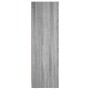Armario de baño madera contrachapada gris Sonoma 30x30x95 cm