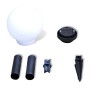 Lámparas de camino de jardín 4 uds LED 15 cm con pincho