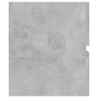 Armario para lavabo contrachapada gris hormigón 100x38,5x45 cm