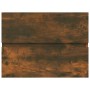 Mueble de lavabo contrachapado roble ahumado 60x38,5x45 cm
