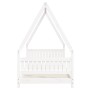 Estructura de cama para niños madera de pino blanco 90x200 cm