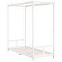 Estructura de cama para niños madera de pino blanco 80x200 cm