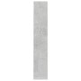 Estantería de CD 2 uds gris hormigón contrachapada 21x16x93,5cm