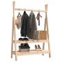 Perchero de madera maciza de pino 100x45,5x150 cm