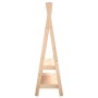 Perchero de madera maciza de pino 100x45,5x150 cm
