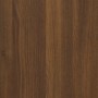 Set de muebles baño 3 pzas madera contrachapada roble marrón