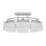 Lámparas de techo 2 uds con pantalla de cristal elipsoidal E14