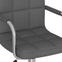 Silla de oficina giratoria tela gris oscuro
