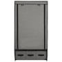 Armario de tela gris 87x49x159 cm