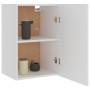 Armario colgante cocina contrachapada blanco 39,5x31x60 cm