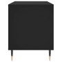Mueble para discos madera contrachapada negro 100x38x48 cm