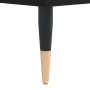 Mueble para discos madera contrachapada negro 100x38x48 cm