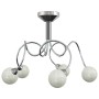Lámpara de techo pantallas cristal redonda 5 bombillas LED G9