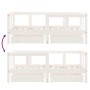Estructura cama niños con cajones madera pino blanco 70x140 cm