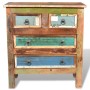 Mueble aparador de madera maciza reciclada con 4 cajones