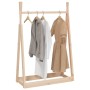 Perchero de madera maciza de pino 100x45x150 cm