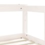 Estructura de cama para niños madera de pino blanco 70x140 cm