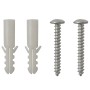 Aplique de pared cónico, LED e inoxidable