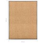Felpudo lavable crema 90x120 cm