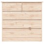 Cómoda ALTA madera maciza pino 77x35x73 cm