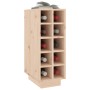 Botellero madera maciza de pino 23x34x61 cm