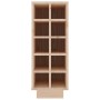 Botellero madera maciza de pino 23x34x61 cm
