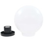 Juego de lámparas de bola LED 2 piezas esféricas 25 cm PMMA