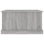 Baúl almacenaje madera contrachapada gris sonoma 70x40x38 cm