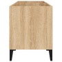Mueble discos madera contrachapada roble Sonoma 74,5x38x48 cm