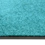 Felpudo lavable azul cian 60x90 cm