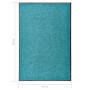 Felpudo lavable azul cian 60x90 cm