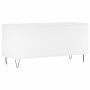 Mueble para discos madera contrachapada blanco 100x38x48 cm