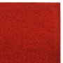 Alfombra de pasillo  roja 1 x 5 m, muy densa 400 g / m²