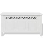 Banco de almacenamiento estilo barroco MDF blanco