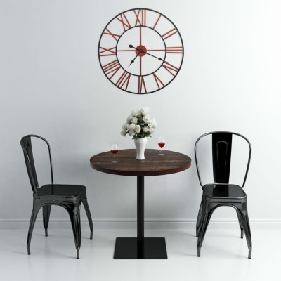 Reloj de pared de metal rojo 58 cm