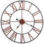 Reloj de pared de metal rojo 58 cm