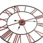 Reloj de pared de metal rojo 58 cm