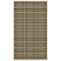 Armario para CDs madera contrachapada Sonoma 102x16x177,5 cm