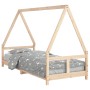 Estructura de cama para niños madera maciza de pino 80x200 cm