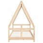 Estructura de cama para niños madera maciza de pino 80x200 cm