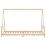 Estructura de cama para niños madera maciza de pino 80x200 cm