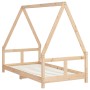 Estructura de cama para niños madera maciza de pino 80x160 cm