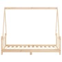 Estructura de cama para niños madera maciza de pino 80x160 cm