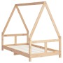 Estructura de cama para niños madera maciza de pino 80x160 cm
