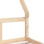 Estructura de cama para niños madera maciza de pino 80x160 cm