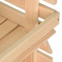 Carrito para verduras madera maciza de pino 37x30x80 cm