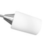Lámpara de techo pantallas cerámica cono blanco 5 bombillas E14