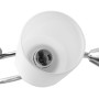 Lámpara de techo pantallas cerámica cono blanco 5 bombillas E14