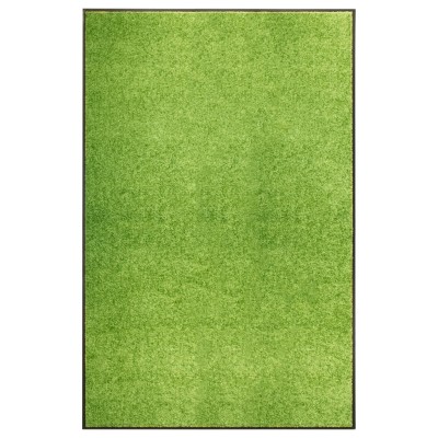 Felpudo lavable verde 120x180 cm