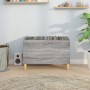 Mueble discos madera contrachapada gris sonoma 74,5x38x48 cm